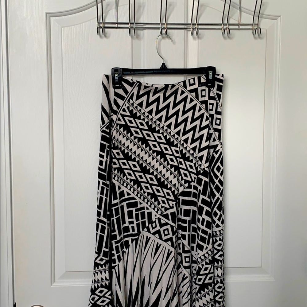 Black and white skirt